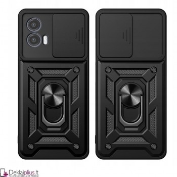 5in1 smūgiams atsparus dėklas su žiedu ir kameros apsauga (Motorola Moto G73)